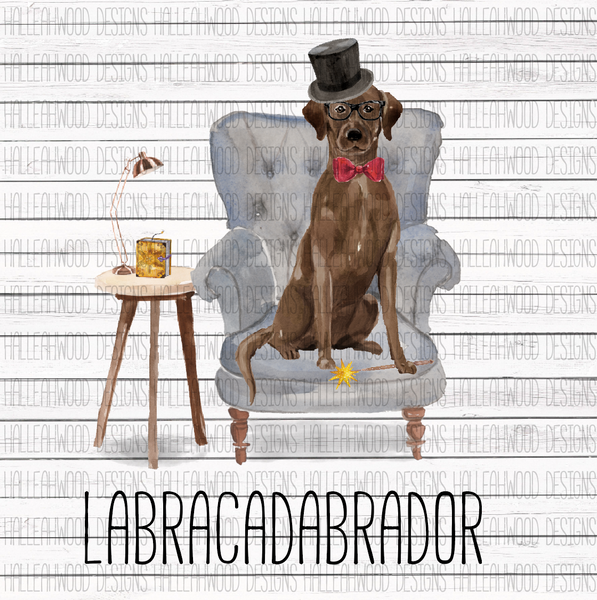 Labracadabrador- Chocolate Lab