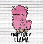 Llama Breast Cancer Awareness