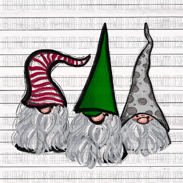 3 Christmas Gnomes