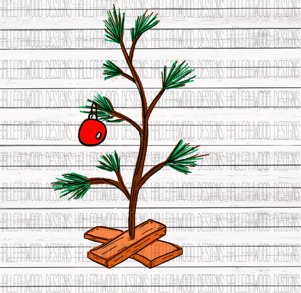 Charlie Brown Fan Art- Christmas Tree