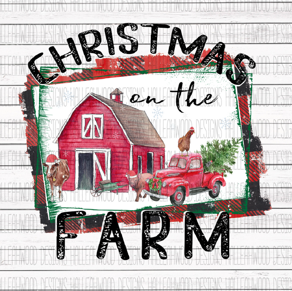 Christmas on the Farm- Plaid