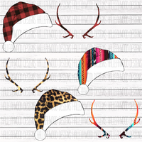 Hats and Antlers Christmas- BUNDLE