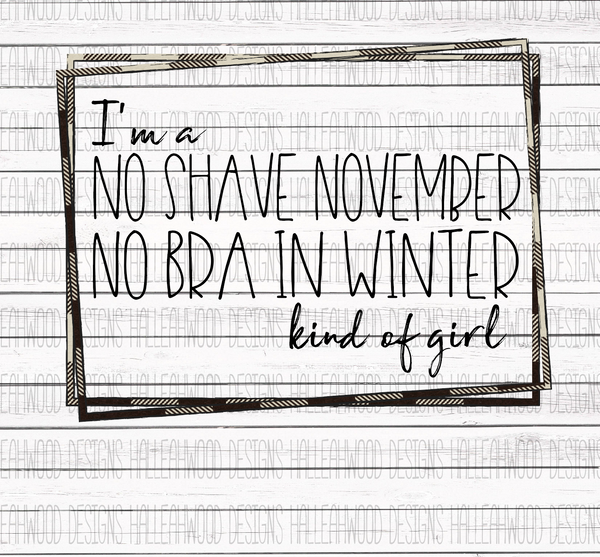 No Shave November- Plaid