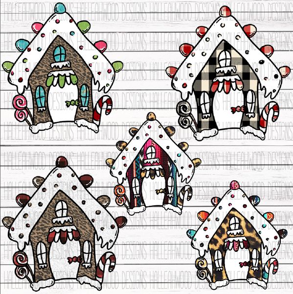 Gingerbread Houses- Set 1