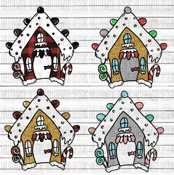 Gingerbread Houses- Set 2