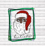 African American Santa Claus- Traditional- Believe