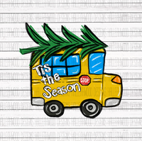 Tis the Season- School Bus