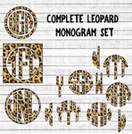 Leopard Monogram Alphabet- BUNDLE
