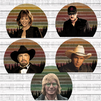Country Singers 2- Forrest Background- NO WORDS- BUNDLE