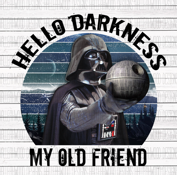 Darth Vader- Star Wars Inspired- Hello Darkness