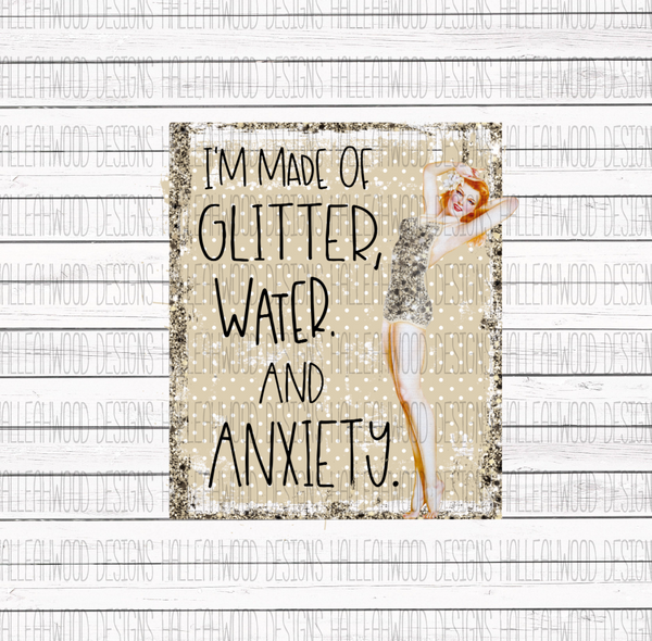 Pin Up girl- Made of Water