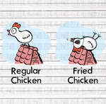 NSFW- Regular VS Fried Chicken