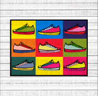 Converse Shoe Pop Art