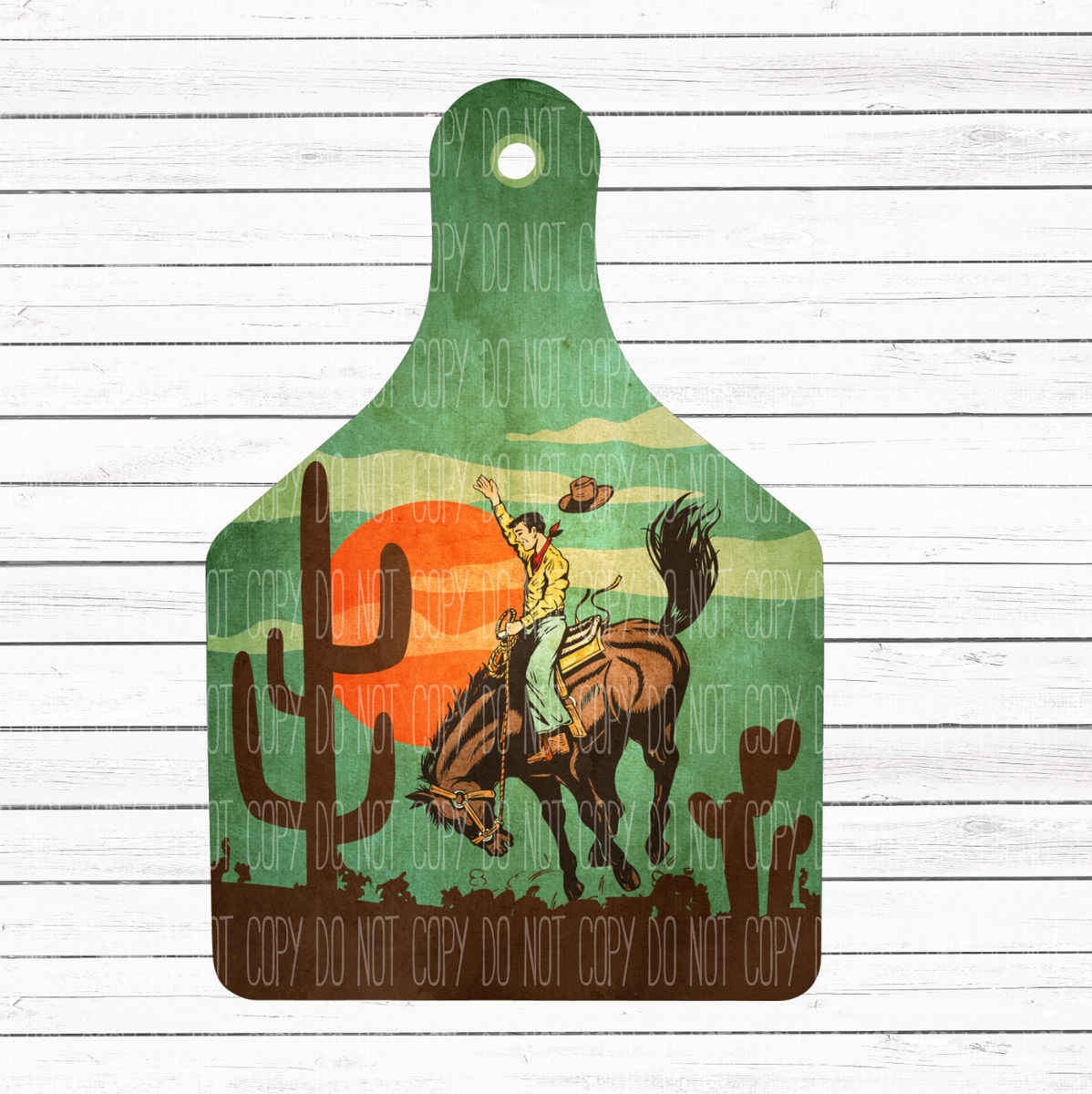 Cattle Tag- Rodeo Scene 2 – Halleahwood