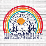 Wanderlust- Rainbow- Cactus