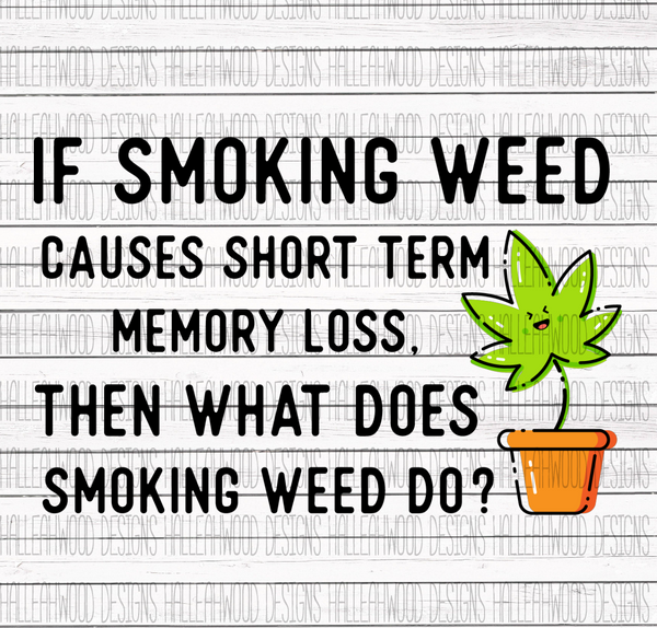 NSFW- Smoking Weed Short Term Memory Loss