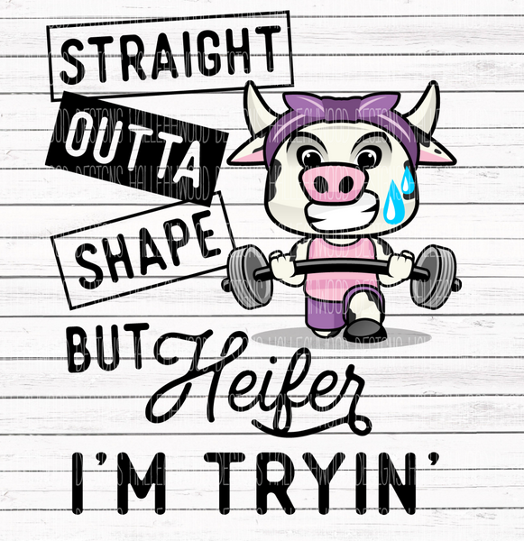 Straight Outta Shape- But Heifer I'm Tryin'