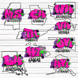 Graffiti States- ALL 50 STATES BUNDLE