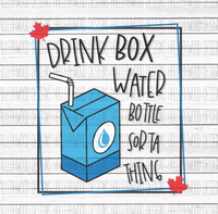 Canada- Drink Box Water Funny
