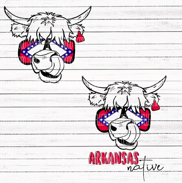 Arkansas Cow Sunglasses