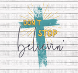 Don't Stop Believin- Cross