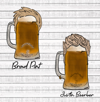 Celebrity Drink - Brad Pint and Justin Beerber