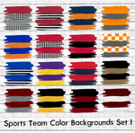 Sports Team Color Backgrounds- Set 1