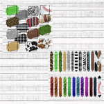 Pattern Stripes AND Backgrounds- Sports- Animal Print- Bundle