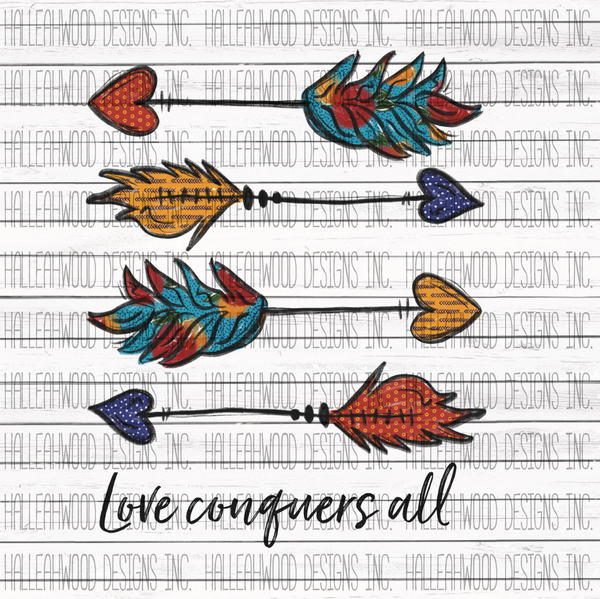 Arrows- Colorful- Love Conquers All