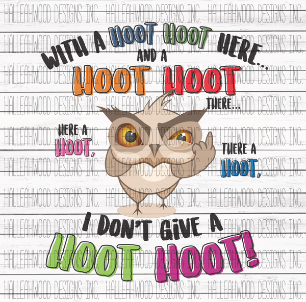 Hoot Hoot here- Owl