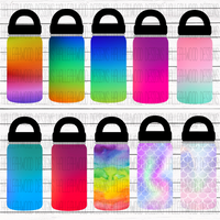 TEMPLATE- Seaside Sass Blanks- Designs- Build your Own Water Bottle- Ombre