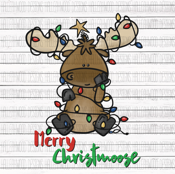 Merry Christmoose- Christmas Moose
